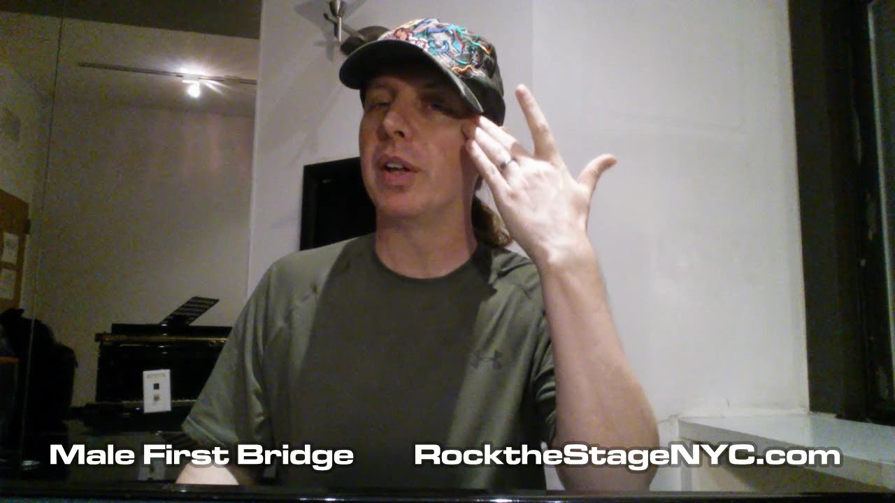 How to Mix the Male Passaggio / Free Vocal Tip / RocktheStageNYC.com