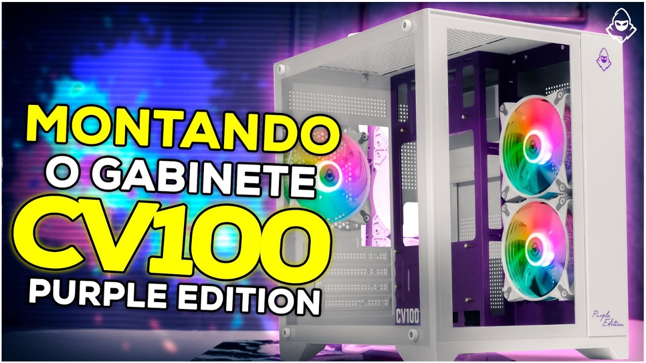 MONTAGEM DO GABINETE MANCER CV100: PC GAMER LATERAL E FRONTAL VIDRO TEMPERADO! RTX 3060 E RYZEN 3600
