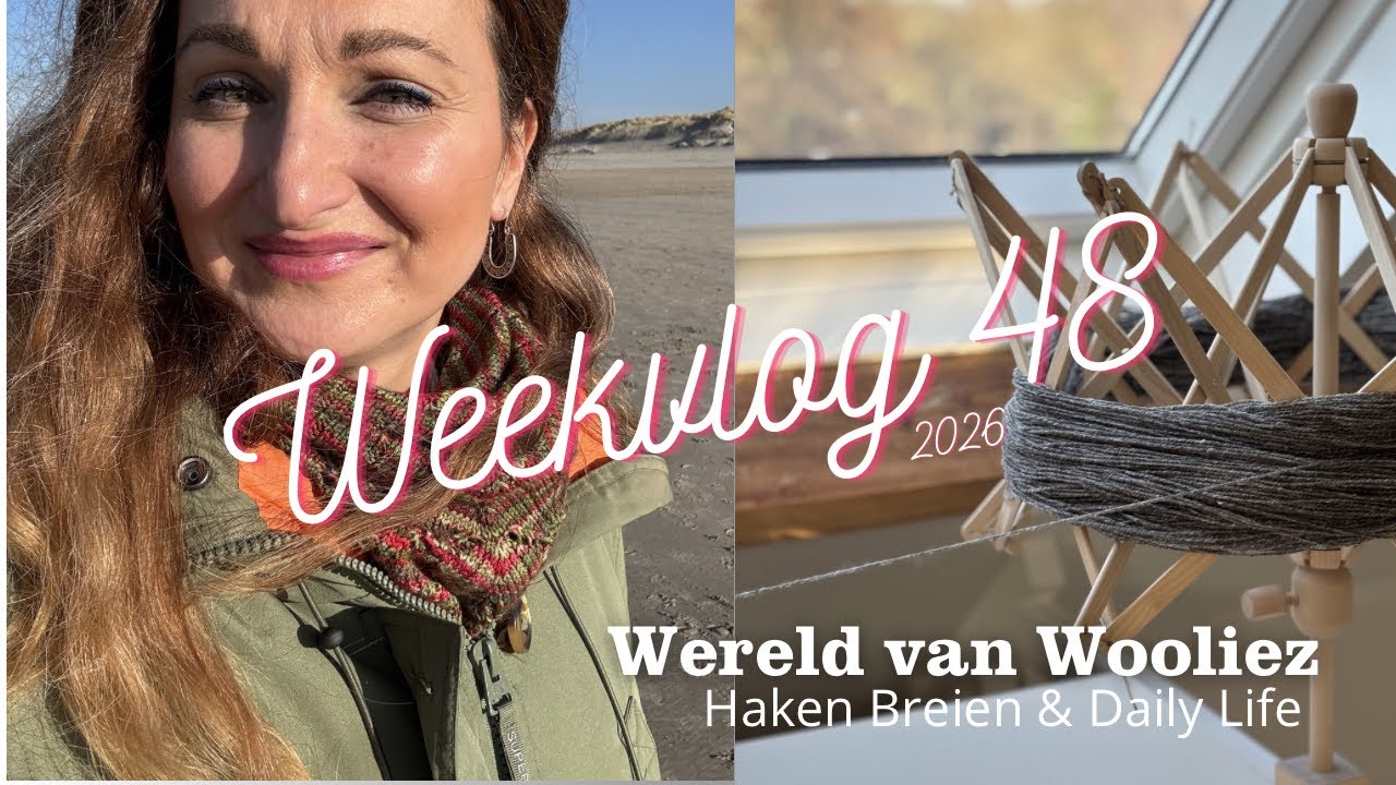 Dag Vlog Januari | Kijk mee hoe mijn creatieve dag eruitziet  🧶☕️🌊