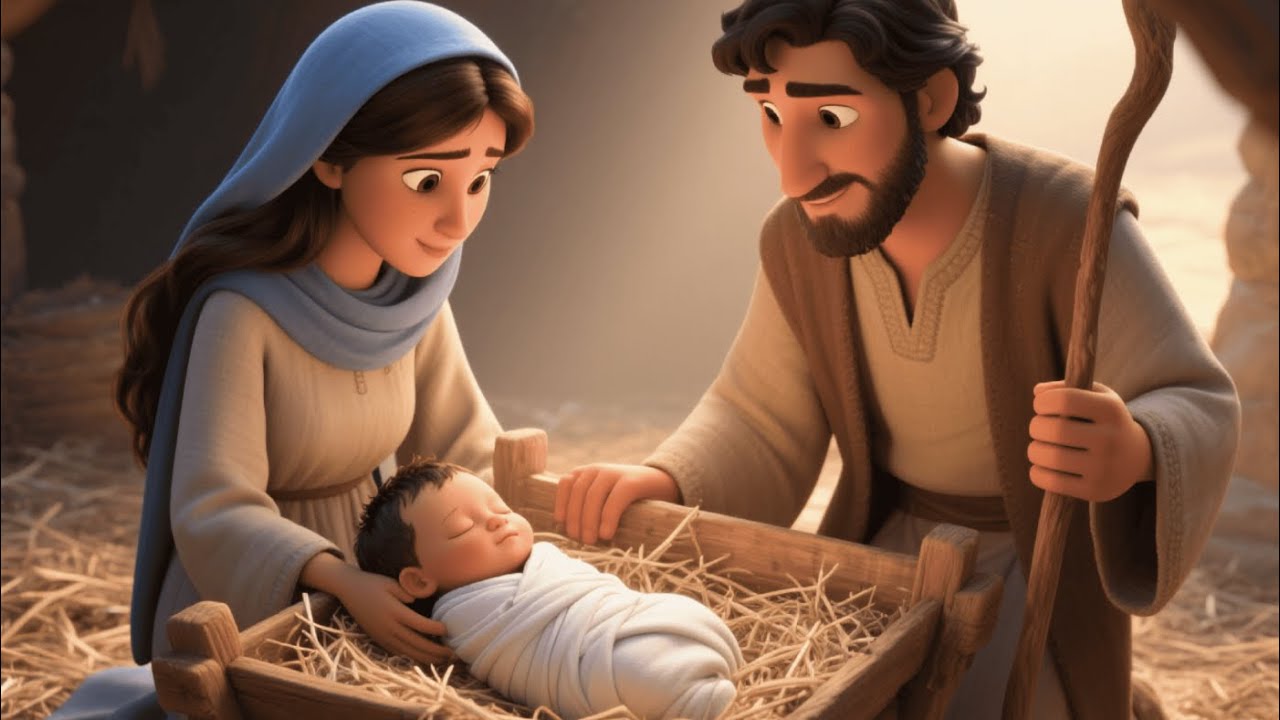 Nacimiento de Jesús Película Historia Bíblica Animada para Niños