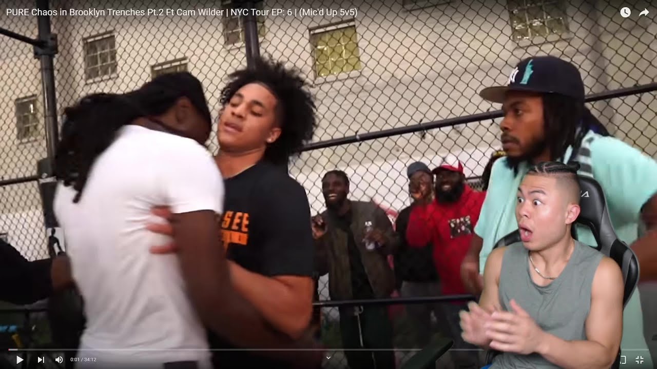 CAM WILDER WAS SHOOK! 😳 Reacting To PURE Chaos in Brooklyn Trenches Pt.2 Ft Cam Wilder!