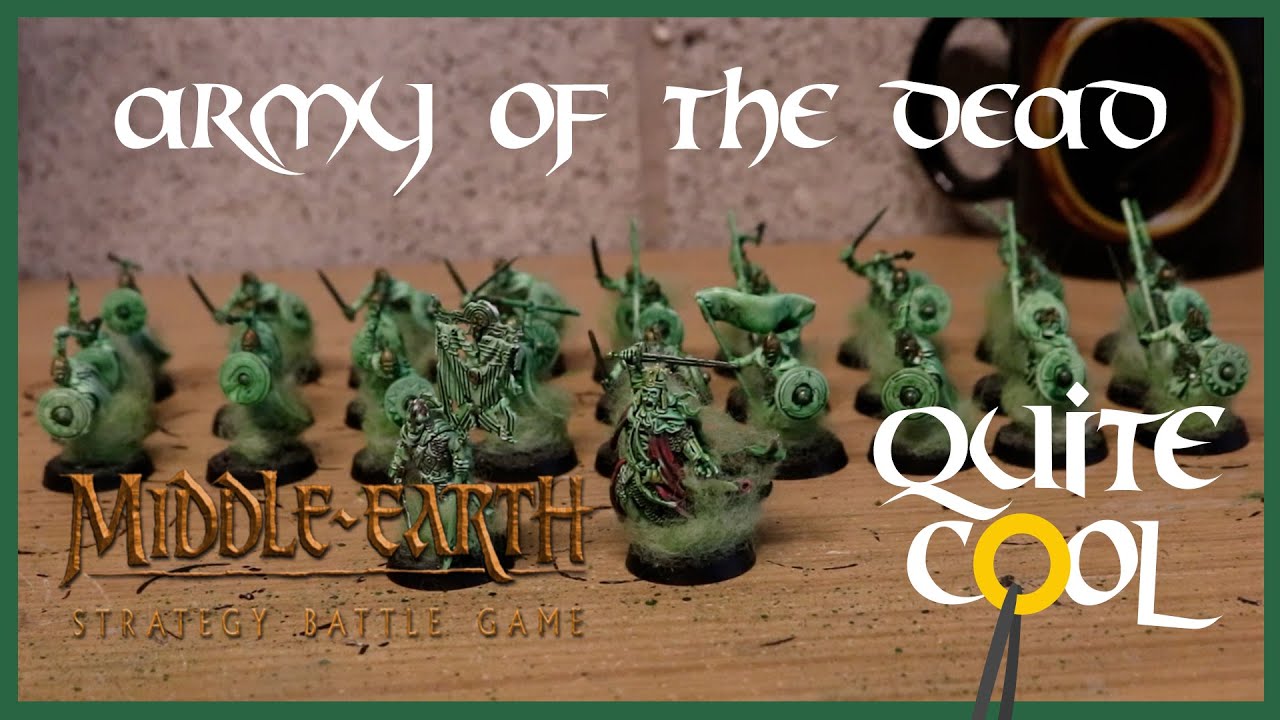GW Approved Rohan Army of the Dead Proxies | MESBG | Dead of Dunharrow Army Painting Showcase