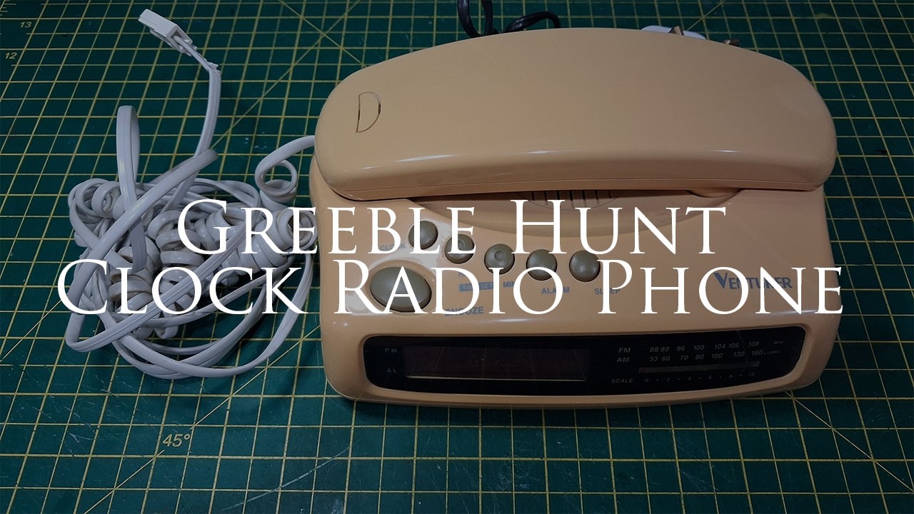 Greeble Hunt: Clock Radio Phone