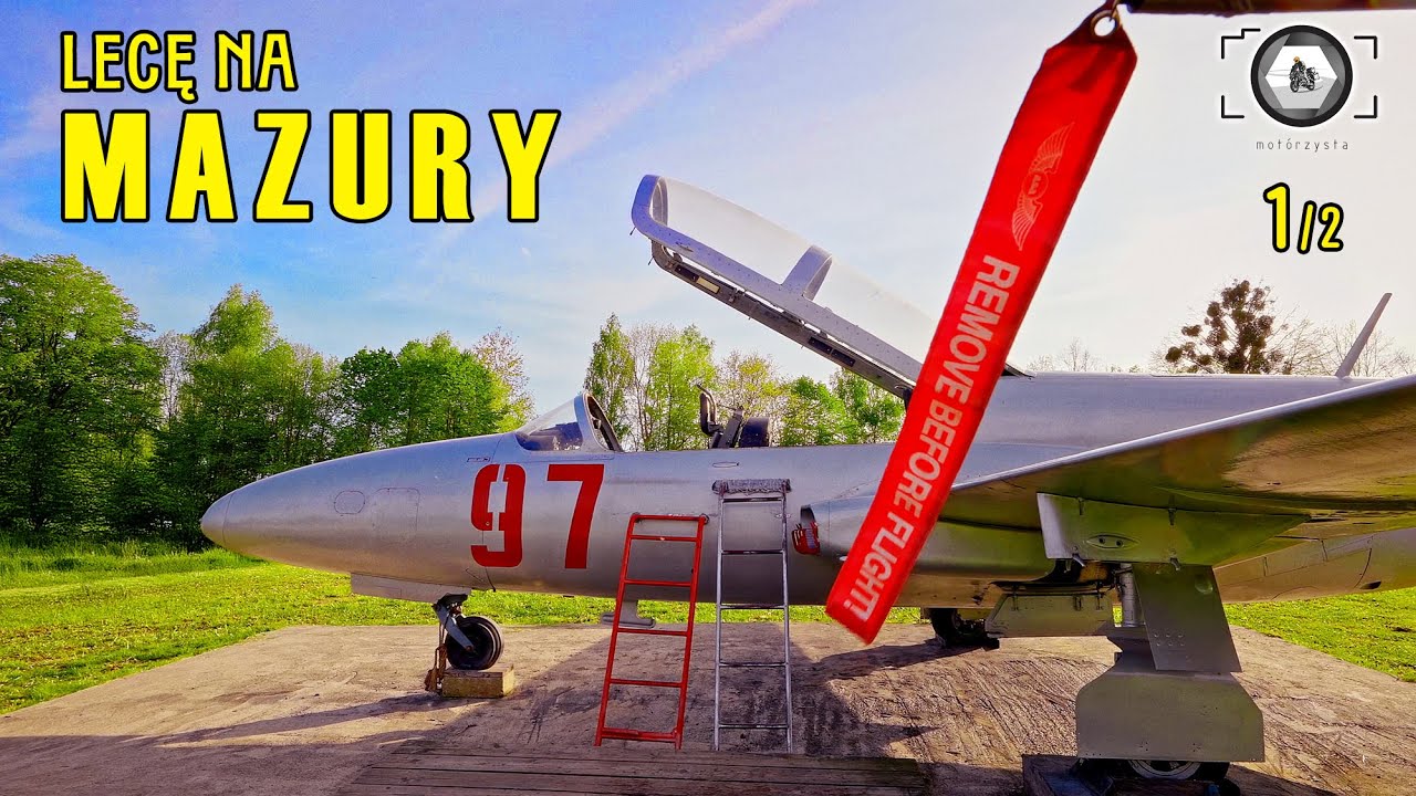 Mazury motocyklem – Wilcze Lotnisko, Piramida Rapa, Śluza Leśniewo, Muzeum Kolei | cz. 1/2