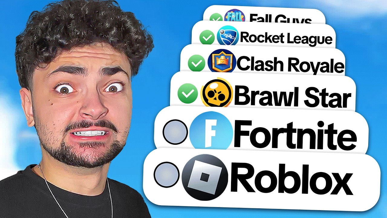 J'ai Tenté de Gagner sur 10 JEUX le PLUS VITE POSSIBLE !