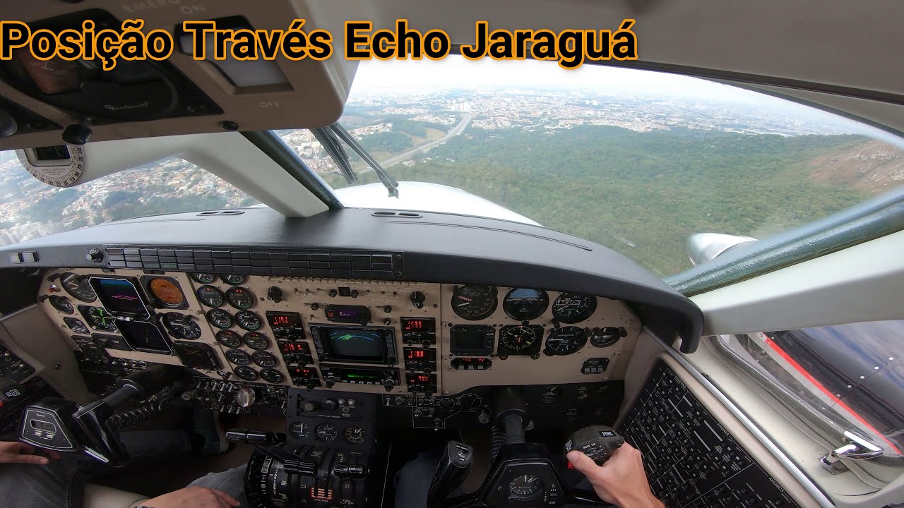 KING AIR C90B / TGL SBJD Jundiaí / Landing SBMT São Paulo 4K