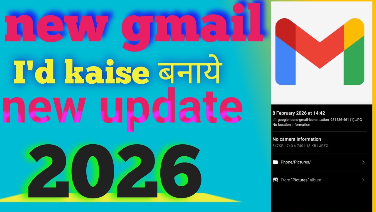 New gmail I'd kaise banaye// 2026 me gmail id kaise banaye// new gmail account kaise banaye 