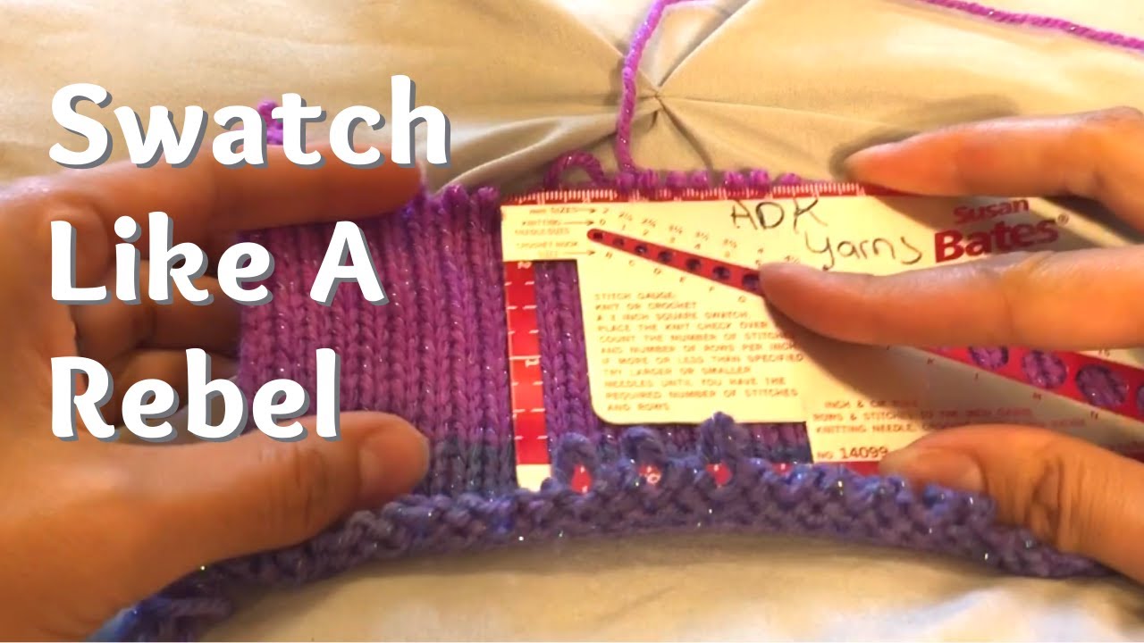 How to Knit a Tension Swatch on a knitting machine | the unofficial way | Don’t Waste Your Yarn