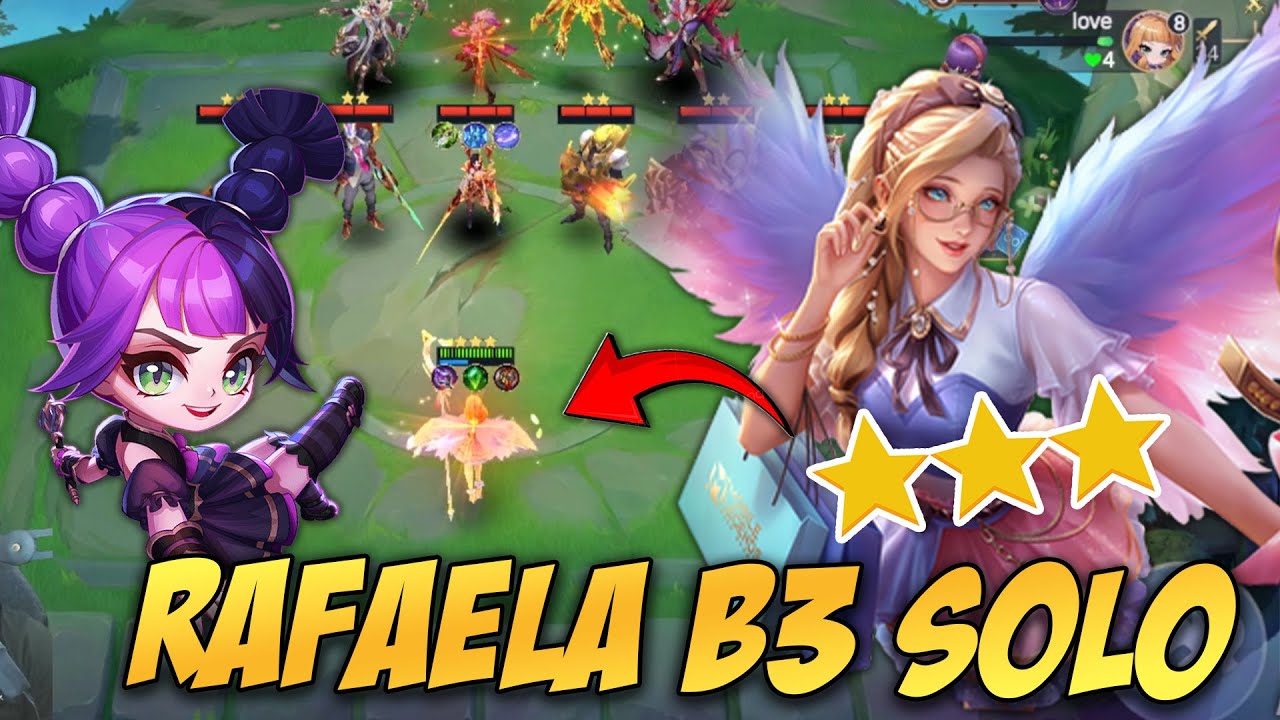 RAFAELA BINTANG 3! SOLO 1 LAWAN BANYAK AUTO RATA!