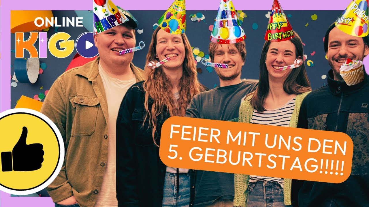 🥳 5 Jahre Online KiGo - feiere mit uns 🥳 | Online KiGo