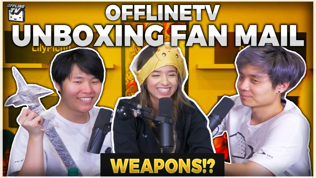 GIFTS FOR HOG SQUEEZING - OFFLINETV FAN MAIL UNBOXING ft. POKIMANE, TOAST, SCARRA, YVONNE & ALBERT