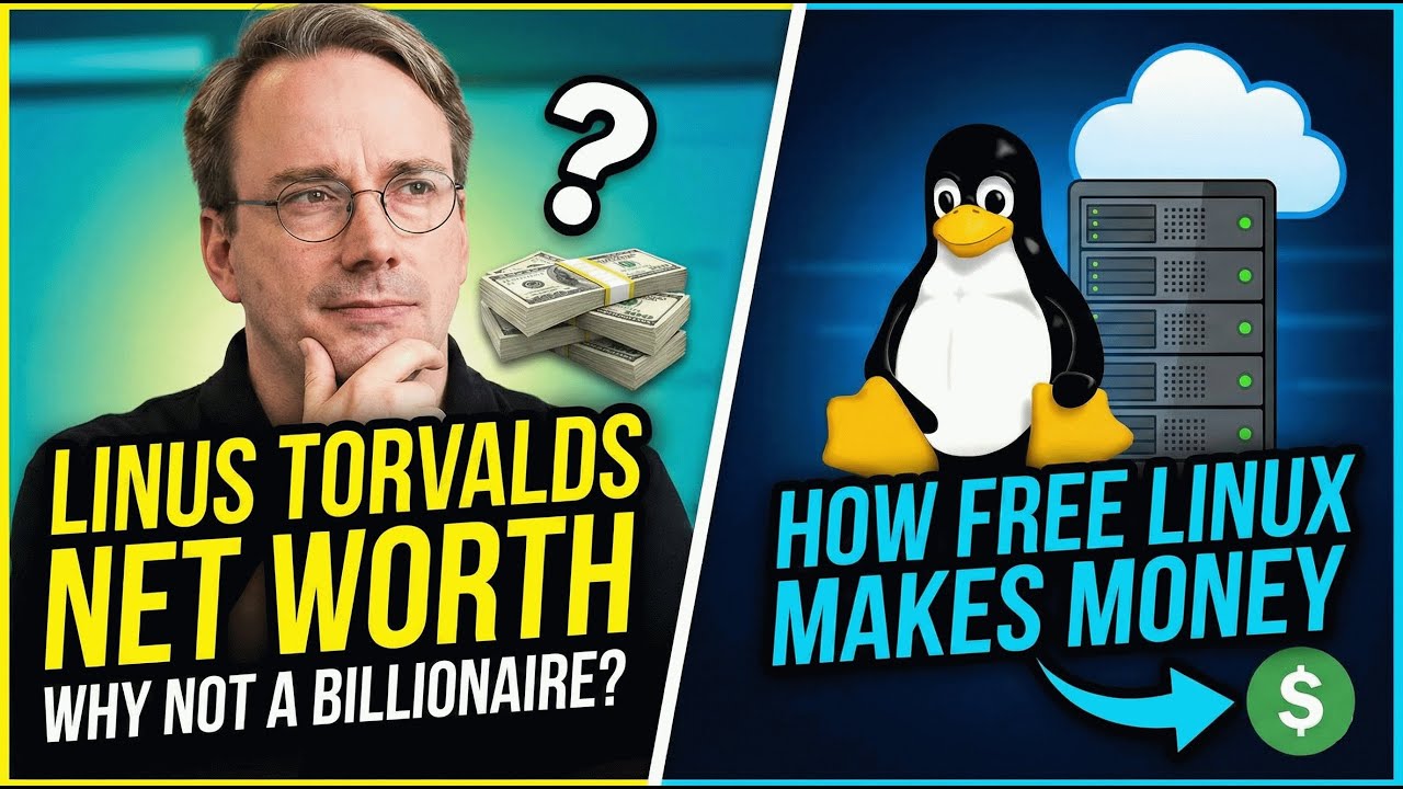 Why The Creator of Linux Refused to Be a Billionaire - Linus Torvalds Net Worth