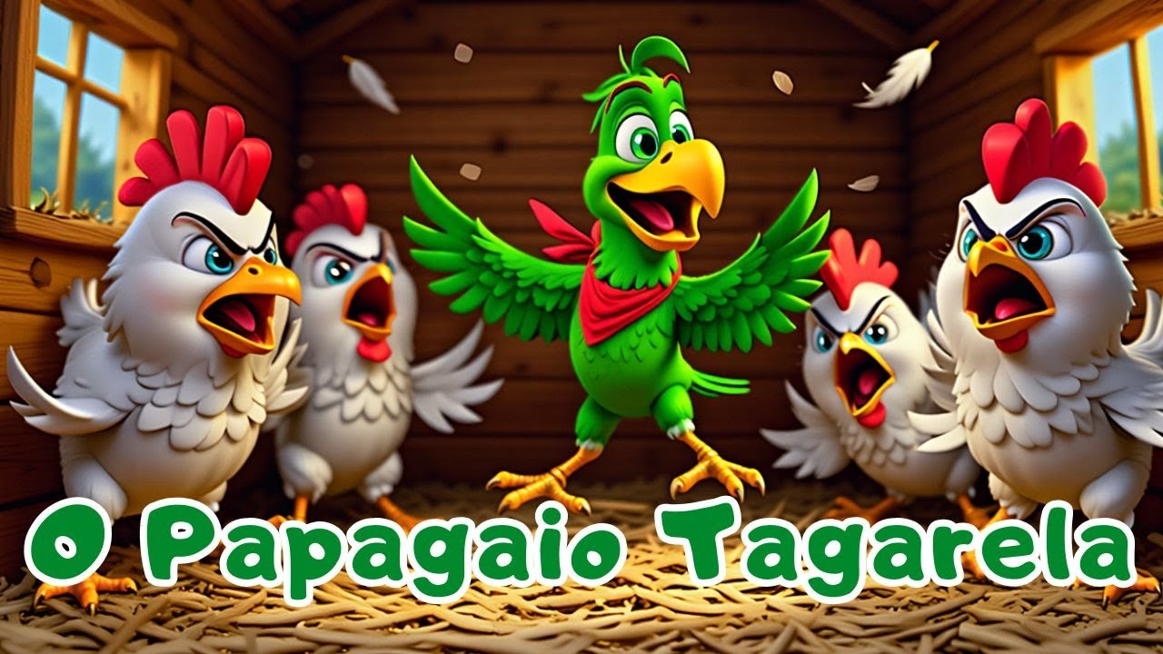 PEPE, O PAPAGAIO TAGARELA 🦜| História Infantil Divertida | #historiainfantil #fofoca