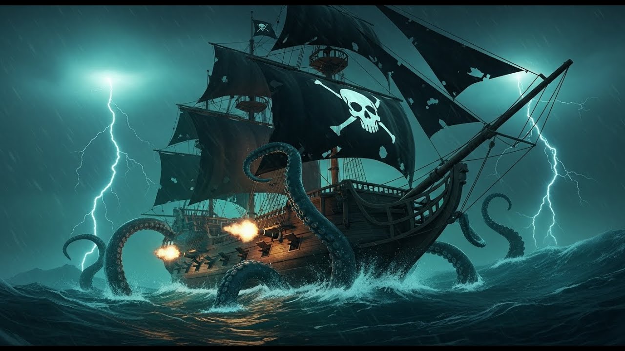 BLACK FLAG RISING 🏴‍☠️ Pirate Metal / Sea Shanty | Kraken & Ghost Ship Epic Music
