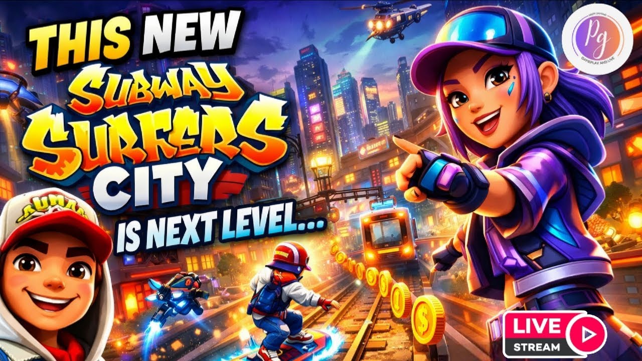 NEW Subway Surfers City LIVE 🔥 Let’s Go For A Crazy Run! #gaming #subwaysurfers #live
