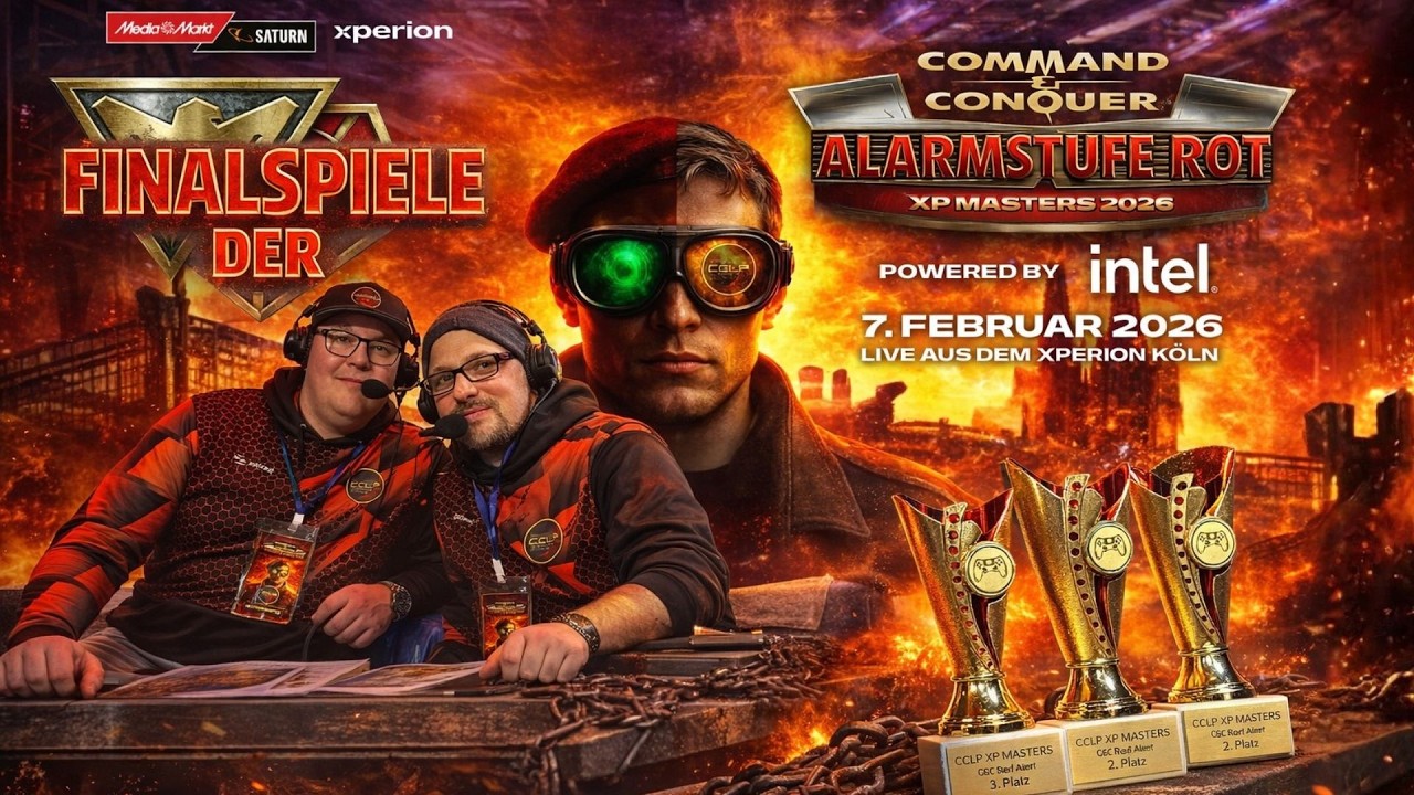 XP Masters 2026: C&C Alarmstufe Rot Turnier – Live aus Köln @XPERION_DE powered by INTEL