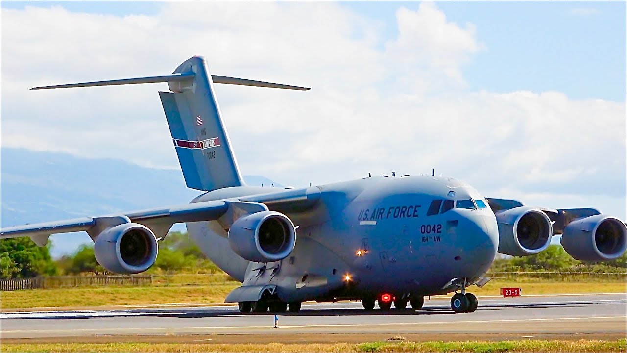 C17 Takeoff Landing Spotting Hawaii OGG