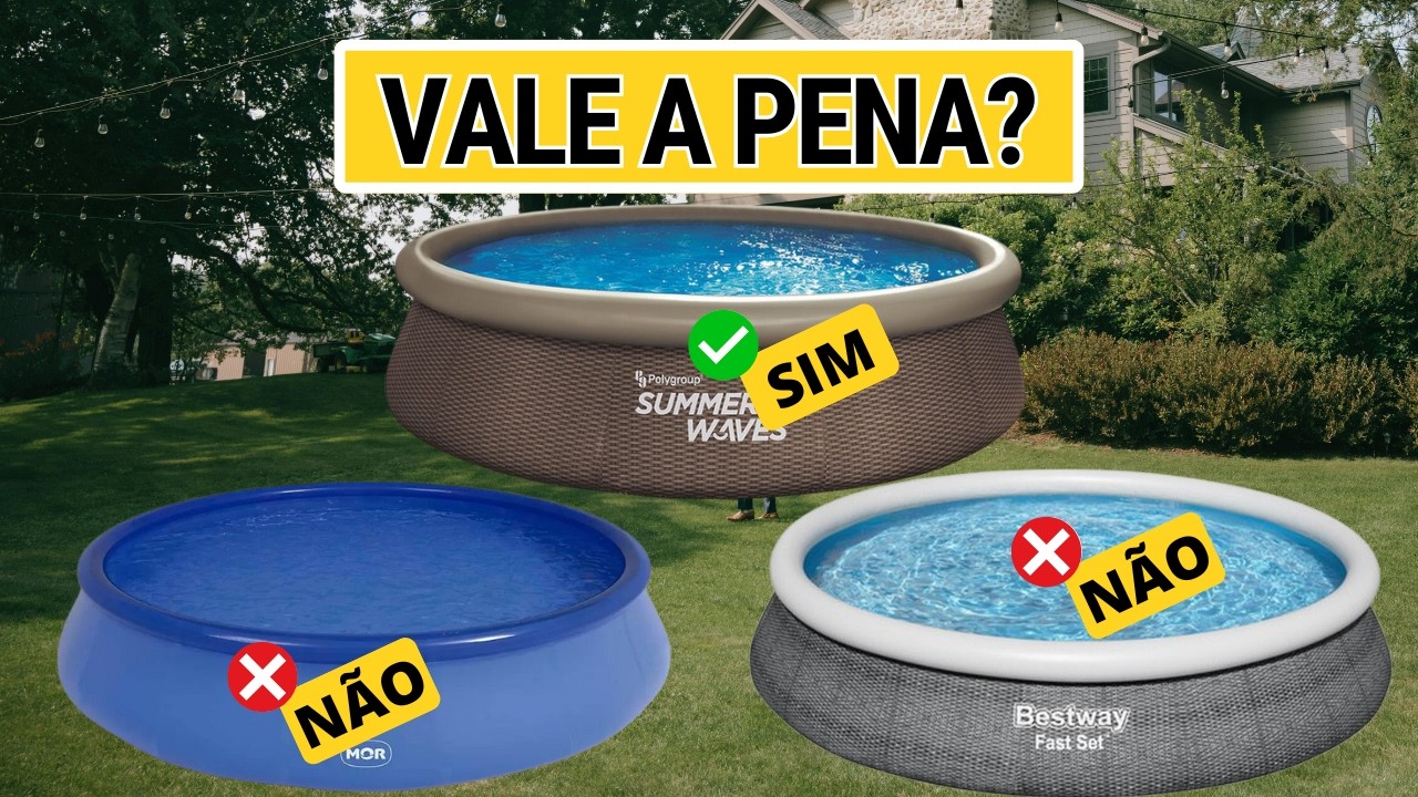 Piscina Inflável Vale a Pena? + 5 Melhores Piscinas Infláveis que Indicamos