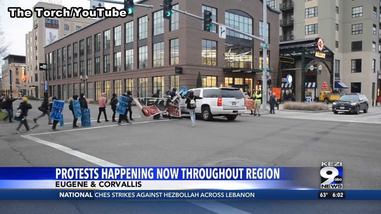Eugene protest incident: Veterans for Peace react to street blocking