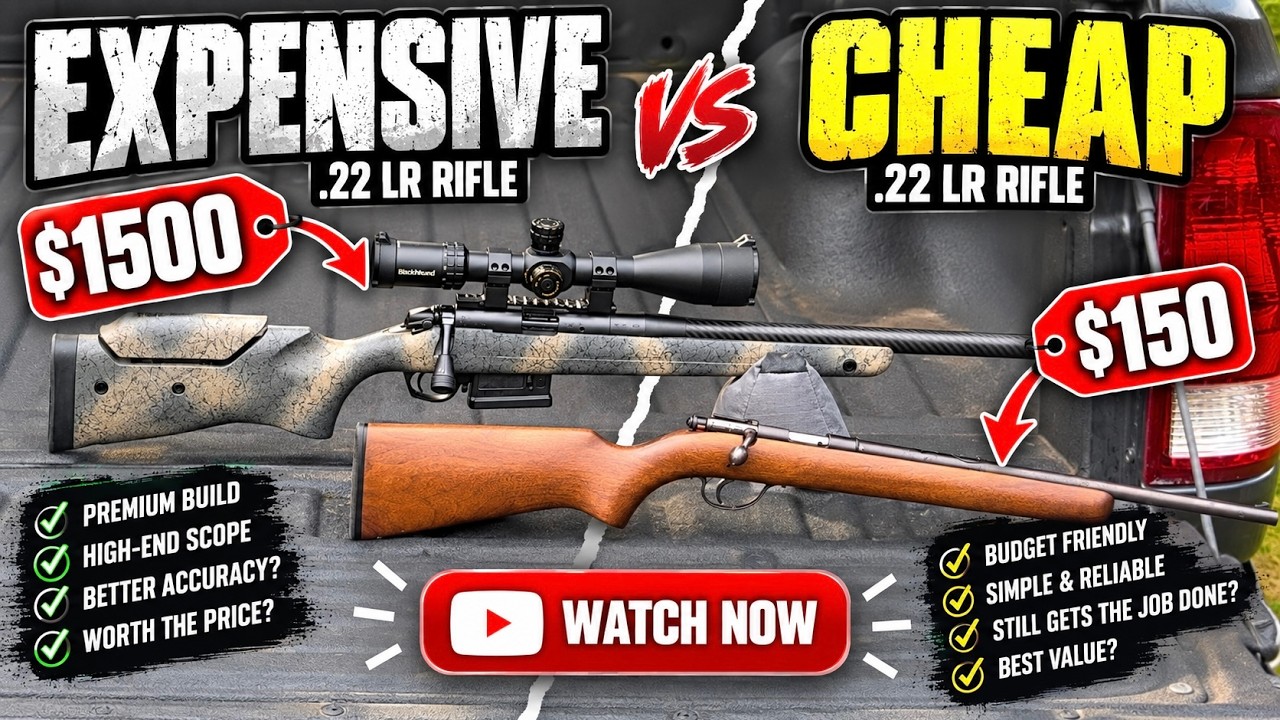 $150 vs $1,500 .22 LR rifle Challenge &mdash; is the expensive rifle really worth it?