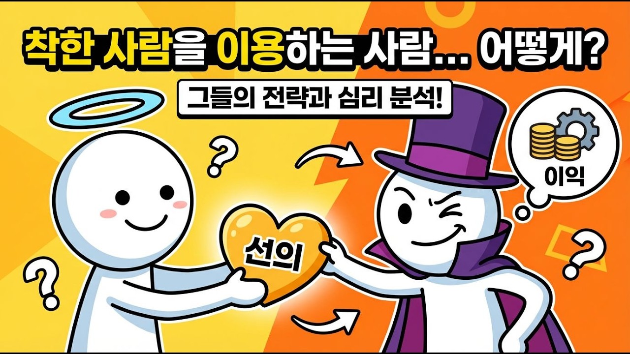 착한 마음이 악용되는 이유는 무엇일까?