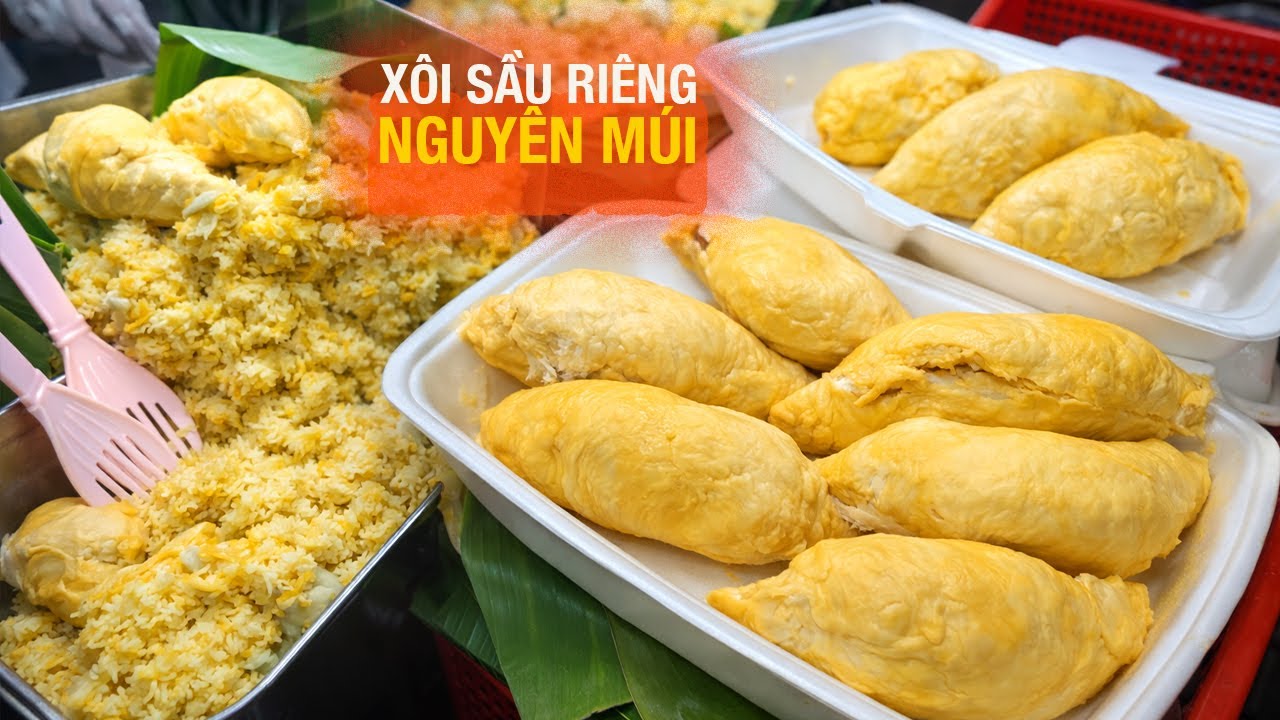 Bán xôi sầu riêng múc mỏi cả tay là có thật -  Vi Na TV