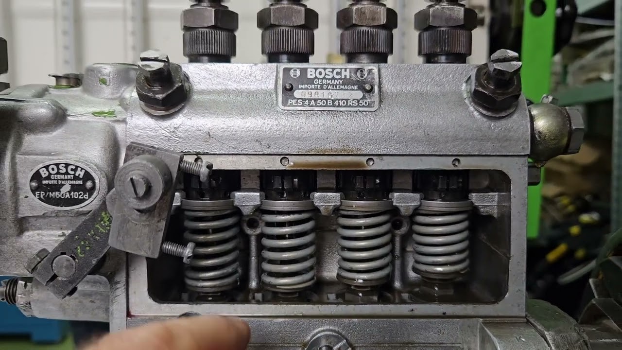 Pompa wtryskowa OM636 Mercedes 180D Unimog Regulacja część 2
