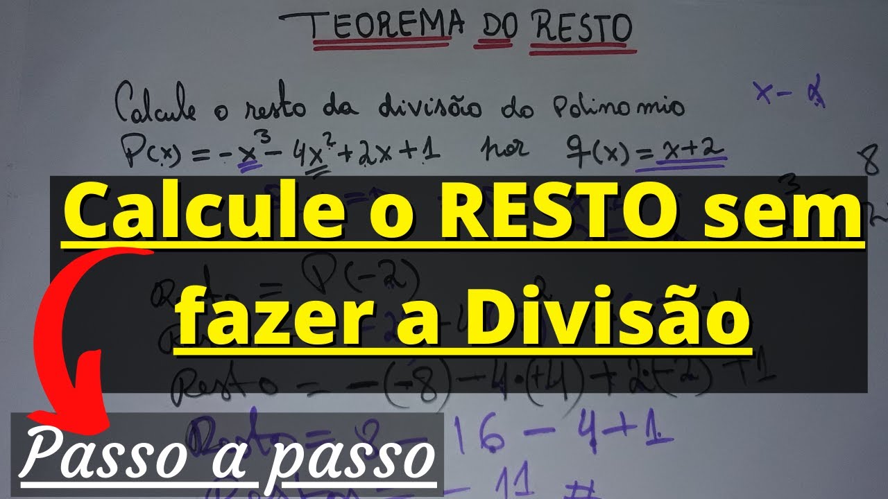 TEOREMA DO RESTO
