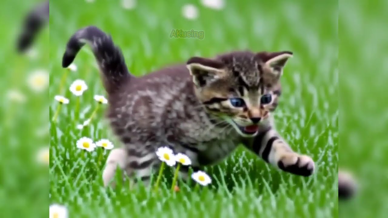 Kucing Lucu di Taman Bunga | Kumpulan Video Kucing 