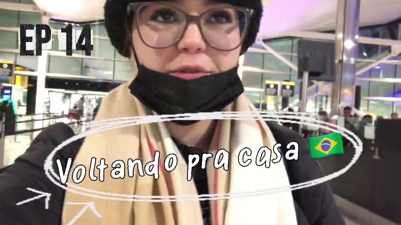 Intercâmbio Bristol ep 14 fim: aeroporto Heathrow madrugada executiva TAP e LIS VCP 8753 azul xtra