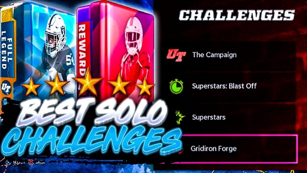 BEST SOLO CHALLENGES! | TOP SOLOS FOR COINS & FREE PLAYERS MADDEN 22