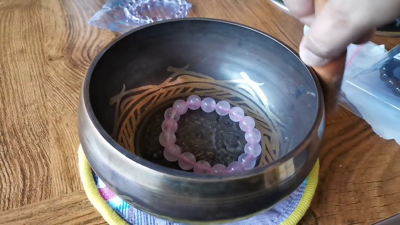 How to charge your Gemstones by using a Singing Bowl