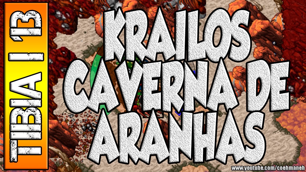 [Tibia #13] KRAILOS CAVERNA DE ARANHAS - TEST SERVER 2015