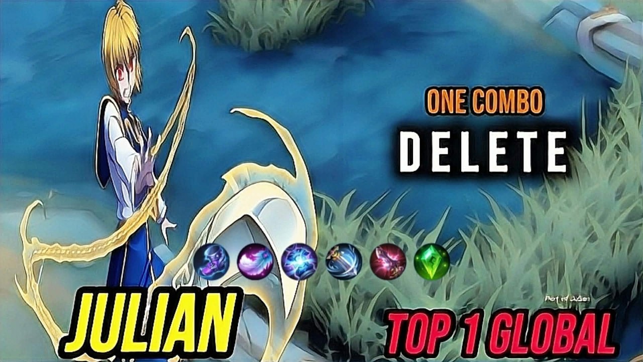 Gameplay Julian Jungle | One Combo Delete [ Top 1 Global Julian ] Mobile Legends