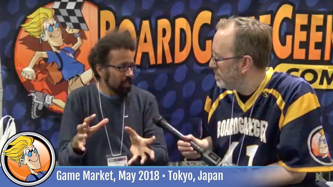 Interview with designer Eric M. Lang at Tokyo Game Market &bull; May 2018