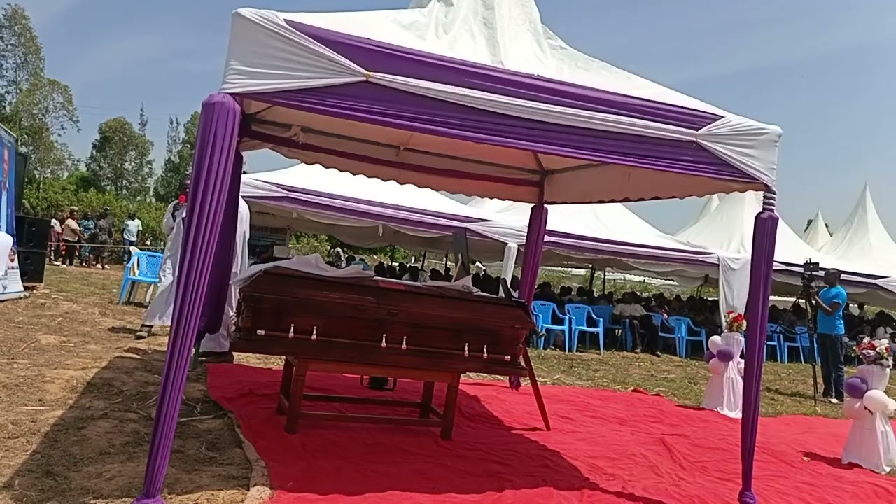 Pastor. Benard okuta at Erustus funeral