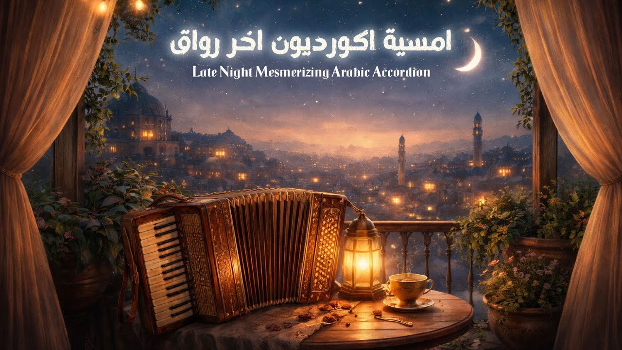 نغمة راحة - سهرة اكورديون اخر رواق - Relaxing Arabic Accordion Music