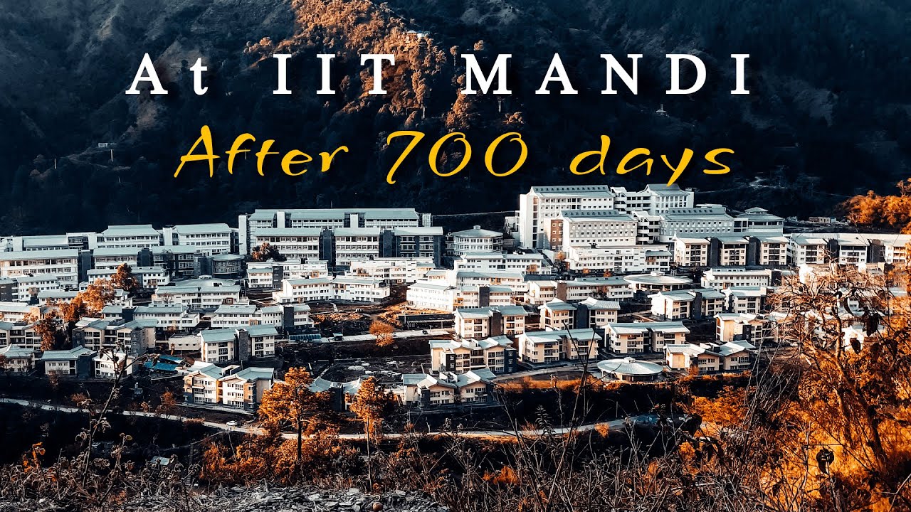 Again at IIT MANDI after 700 days.  #iitmandi #iit #himachalpradesh #lifeatiit
