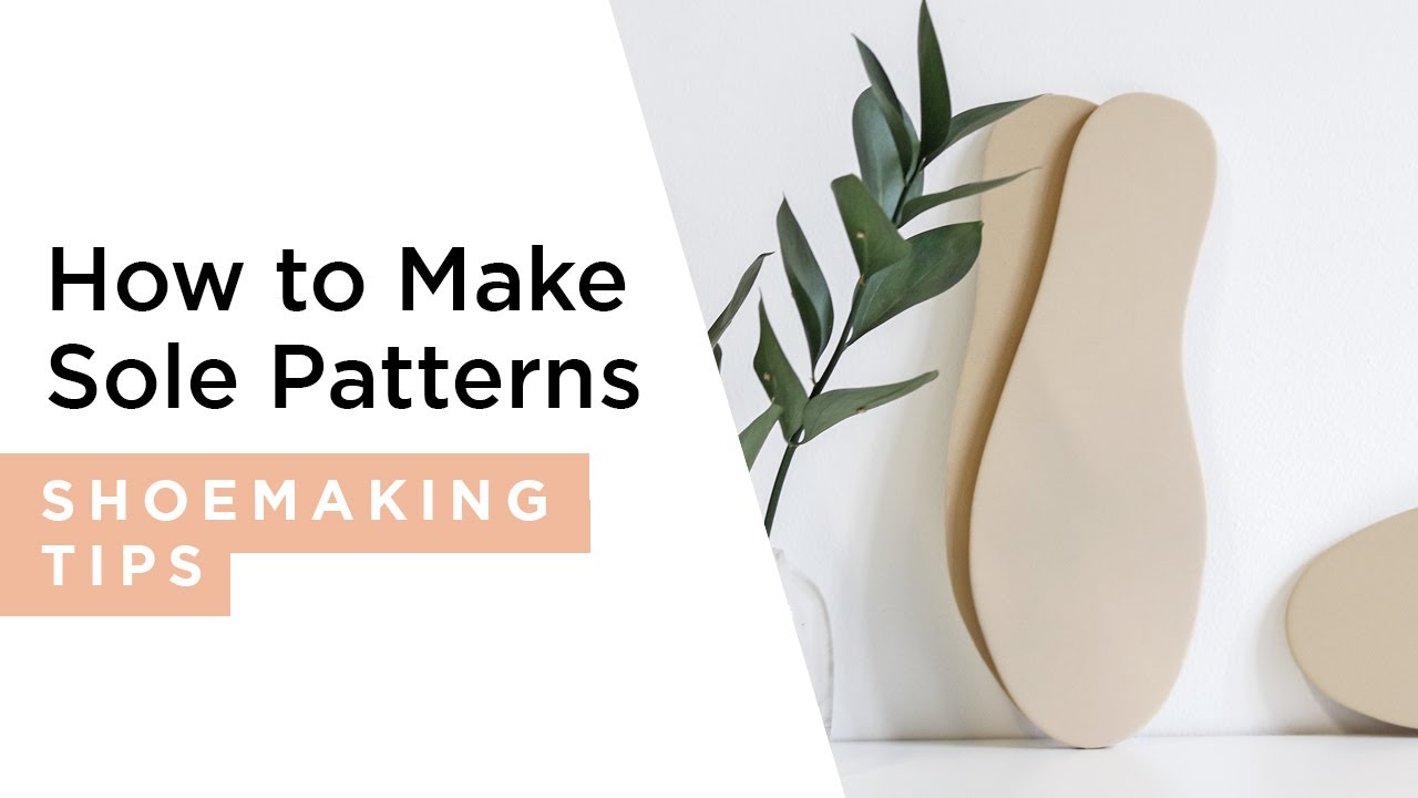 How To Make a Sole Pattern | HANDMADE | Shoemaking Tutorial