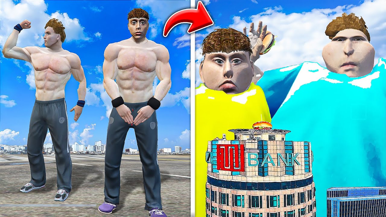 FIT vs GIGA FAT In GTA 5 RP!