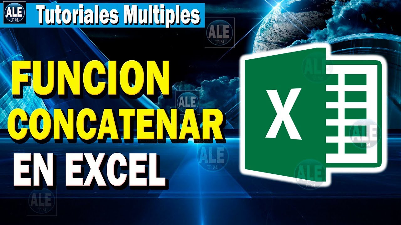 FUNCION CONCATENAR En Excel | concatenar en otra hoja | Curso de Excel ✅