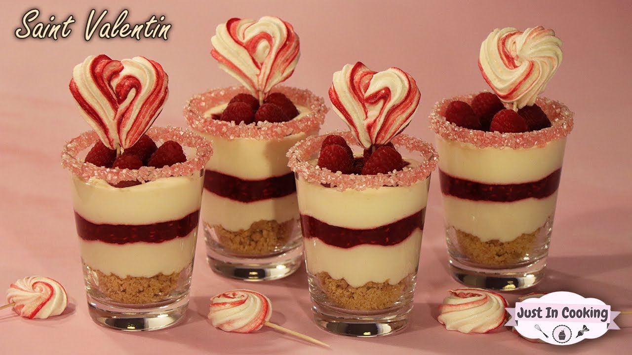 ♡ Recette de Verrines de la Saint-Valentin à la Framboise ♡