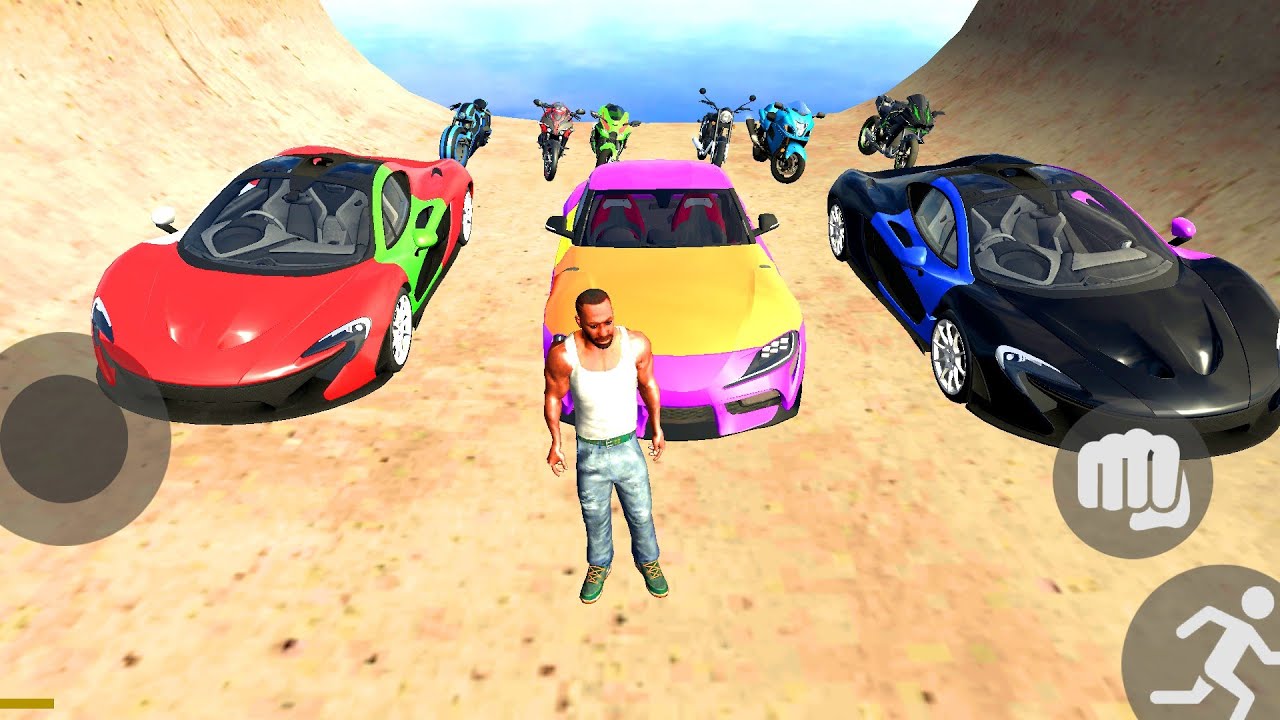 Mega Ramp 🔥🥶 Challenge Mode 💥🤩 !! Indian Bike Driving 3D!! New Update Gameplay 