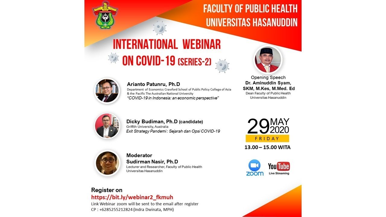 International Webinar on COVID-19 Series-2 FKM UNHAS