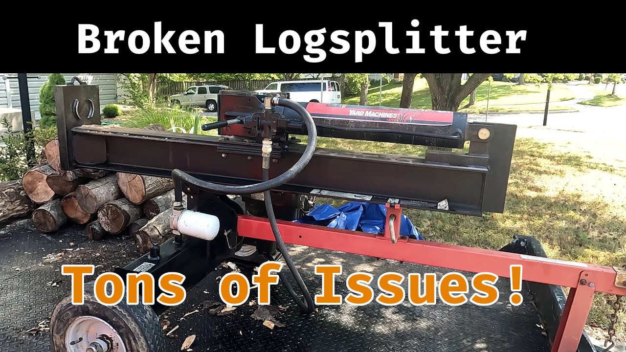 Fixing a Yard Machines 25 Ton Log Splitter