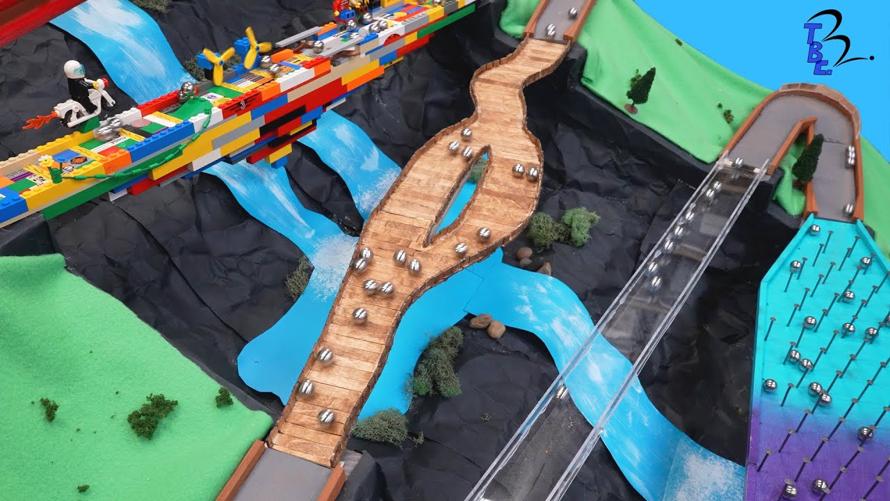 Bridges Marble Machine, Version 2 (a themed Marble Run)