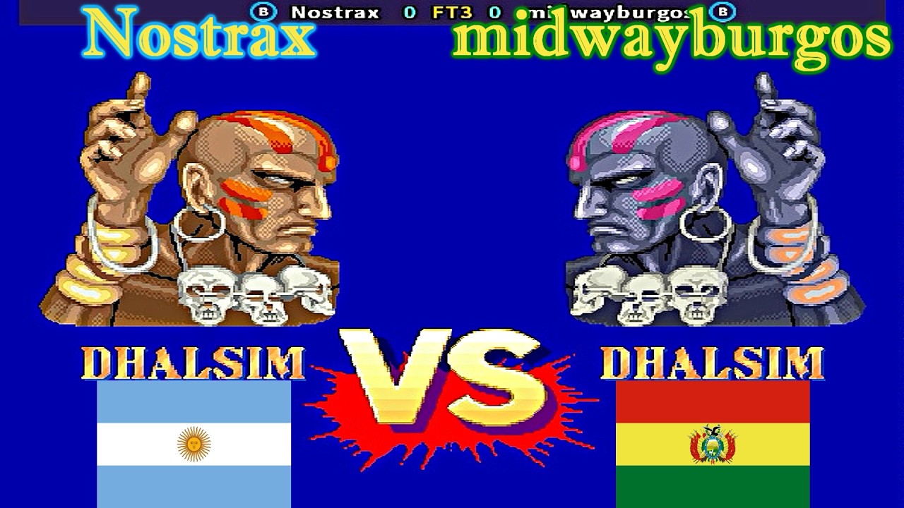 Street Fighter II': Champion Edition - Nostrax vs midwayburgos FT3