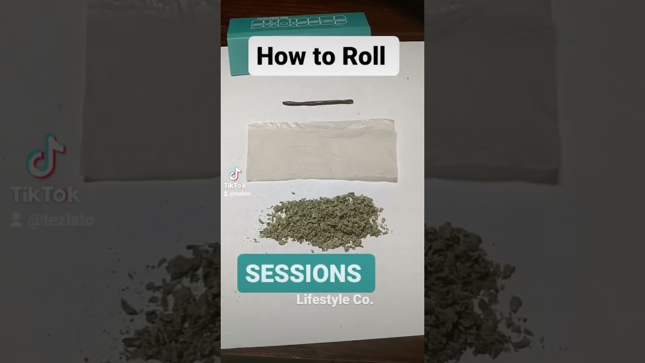 How to Roll 💨 Sessions Rolling Papers #howtoroll #herbs #rollingloud #howto #elevate #pressure