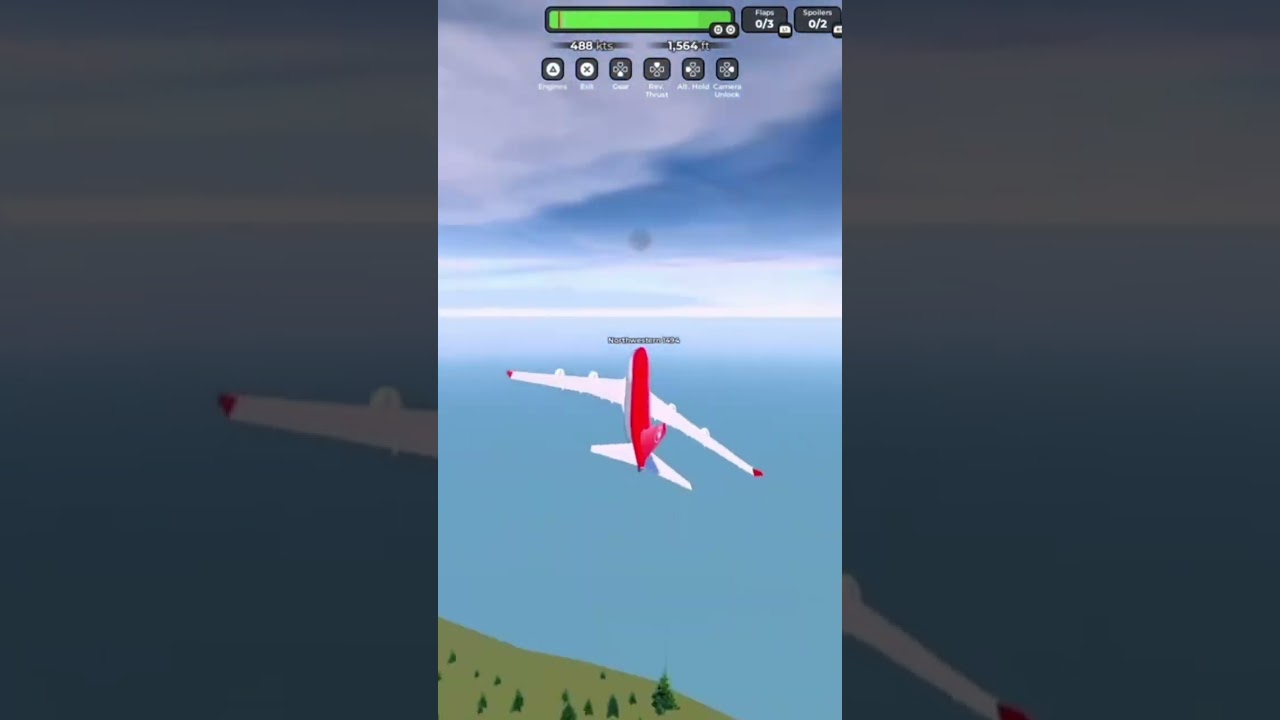 Flying NorthWest 1494 (ANC-GIB) #aeroblox #flightworld #roblox