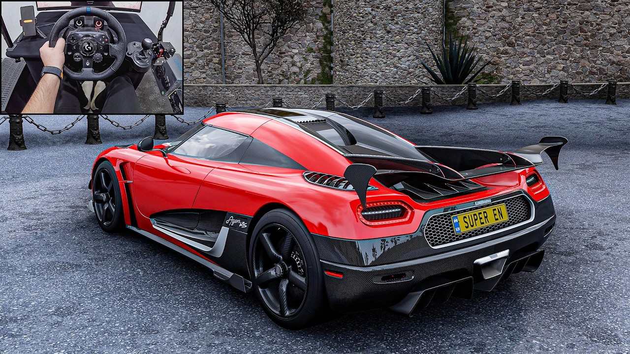 Koenigsegg Agera RS - Forza Horizon 5 | Logitech G923 Steering Wheel